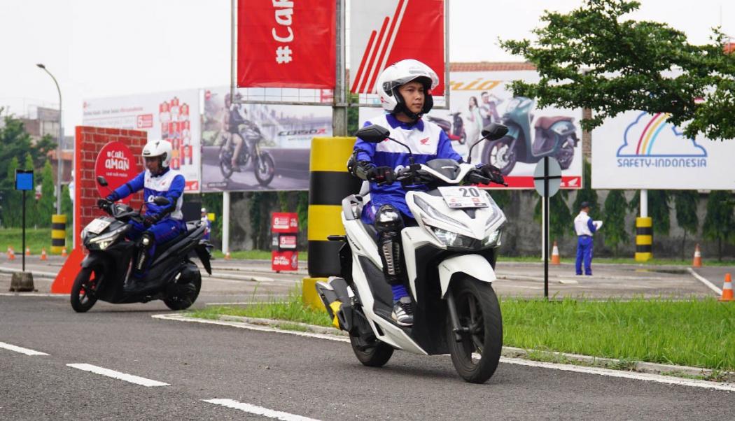 Asah Kemampuan Biker, Honda Gelar Kompetisi Keterampilan Berkendara