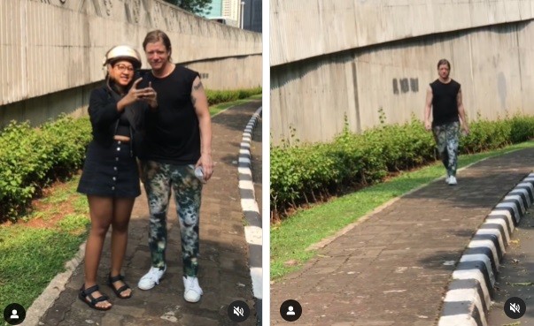 Setelah Chris Martin, Giliran Vokalis Interpol Paul Banks Kepergok Jalan Kaki di Semanggi