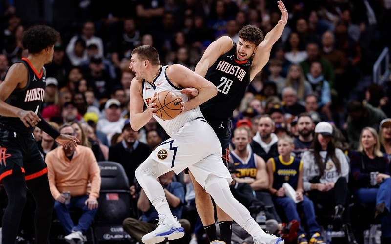 Hasil NBA 2023-2024: Nikola Jokic Tripple-Double, Denver Nuggets Hajar Houston Rockets