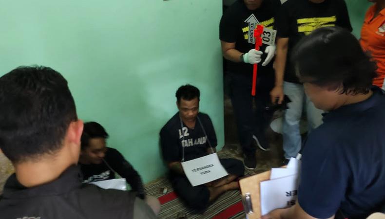  Rekonstruksi Kasus Suami Bunuh Istri di Semarang, Korban Sempat Dimandikan Tersangka