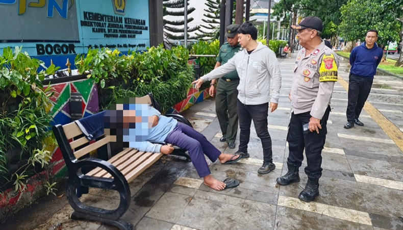 Heboh Pria Lansia Ditemukan Tewas di Jalan Juanda Bogor, Sempat Dikira Tidur