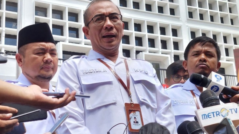 Debat Perdana Capres-Cawapres Digelar di Halaman KPU Jalan Imam Bonjol 