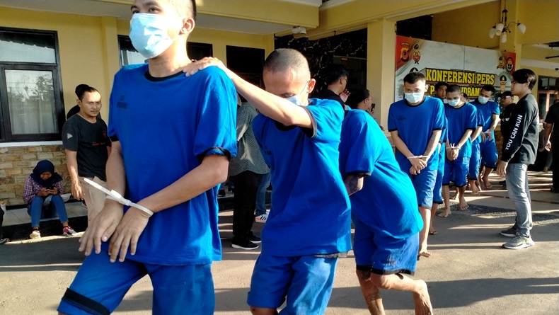 9 Anggota Komplotan Curanmor di Indramayu Ditangkap Polisi, 1 Pelaku Buron 