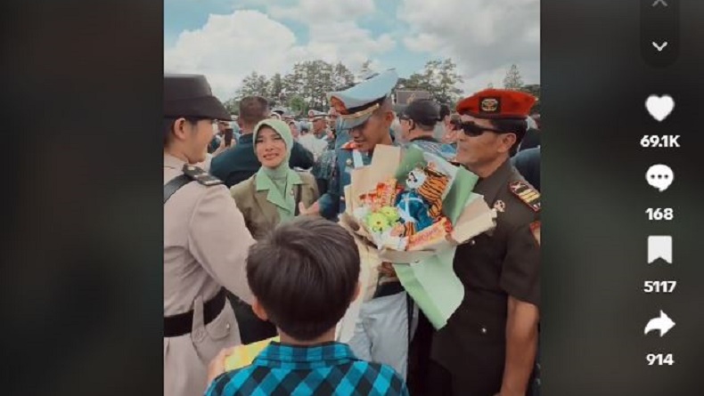 Viral Satu Keluarga Jadi Perwira TNI-Polri, Ayah Kopassus, Putri Polisi-Putra Tentara