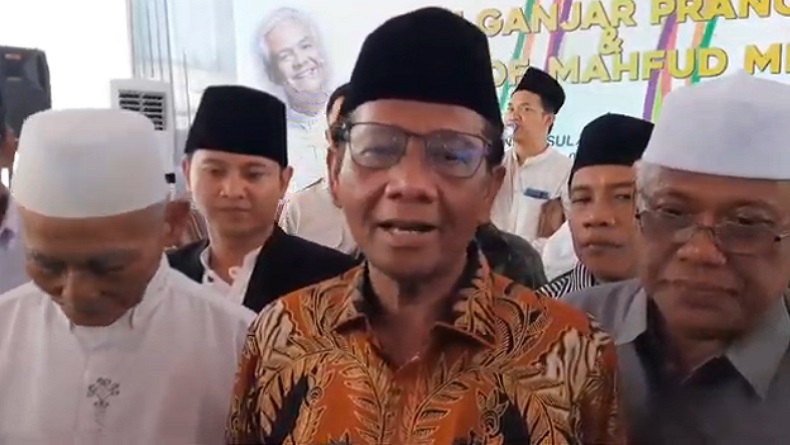 Mahfud MD Kunjungi Trenggalek, Hadiri Deklarasi Dukungan di Ponpes Sulaiman