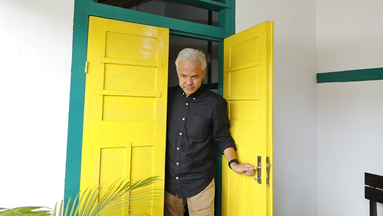 Ganjar Napak Tilas ke Rumah Pengasingan Bung Karno: di Sini 5 Sila Pancasila Lahir