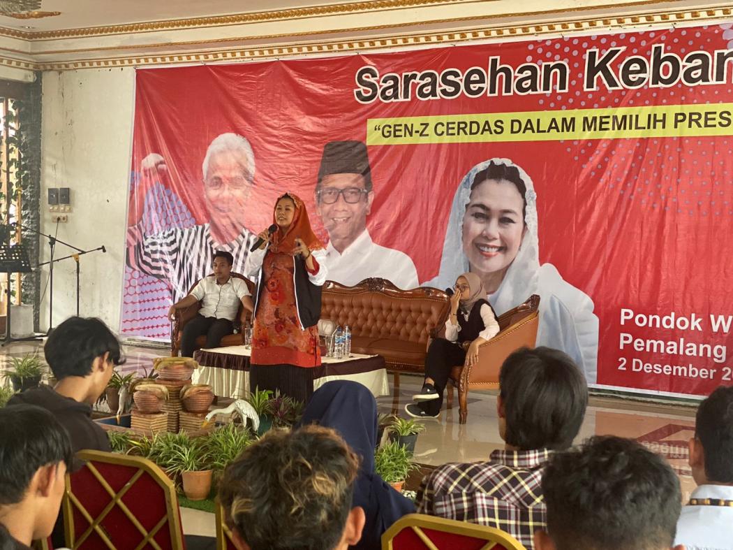 Dialog dengan Gen Z Pemalang, Yenny Wahid: Ganjar-Mahfud Pemimpin yang Dengarkan Suara Anak Muda