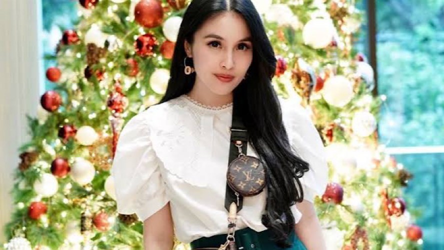 Sambut Hari Raya, Sandra Dewi Beli Pohon Natal Asli dari Amerika