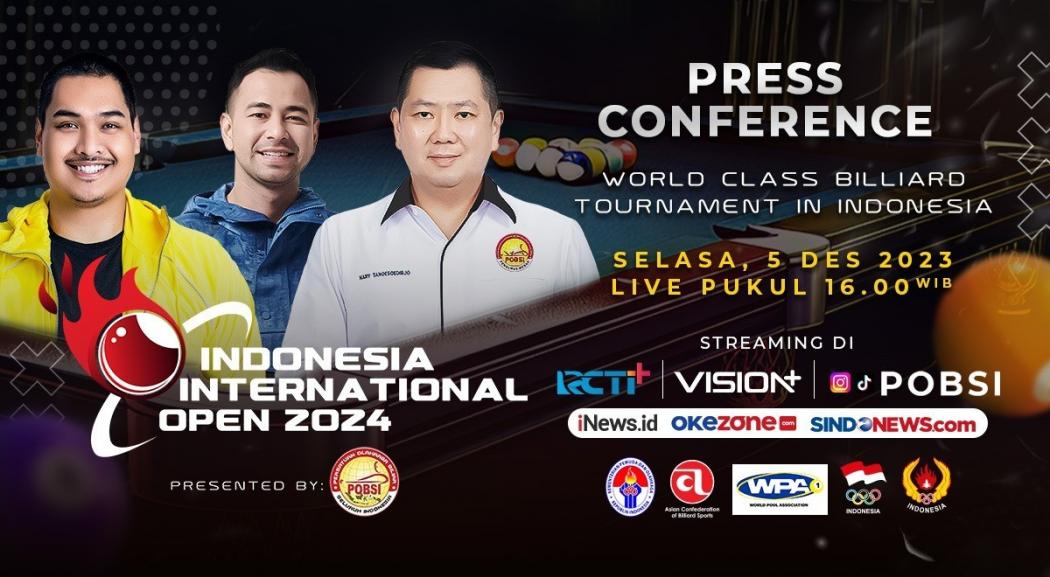 Pertama Kali! POBSI Hadirkan Turnamen Biliar Kelas Dunia Terbesar di Indonesia