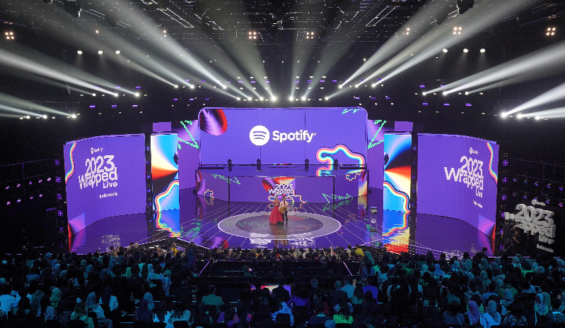 Berlangsung Sukses, Spotify Wrapped Live Indonesia 2023 Lahirkan Karya Teratas Tanah Air