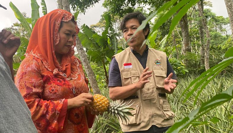 Yenny Wahid Dapat Pesan Khusus dari Petani Nanas Pemalang untuk Ganjar-Mahfud