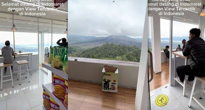 Viral, Ternyata seperti Ini Penampakan Minimarket dengan Pemandangan Paling Indah di Indonesia