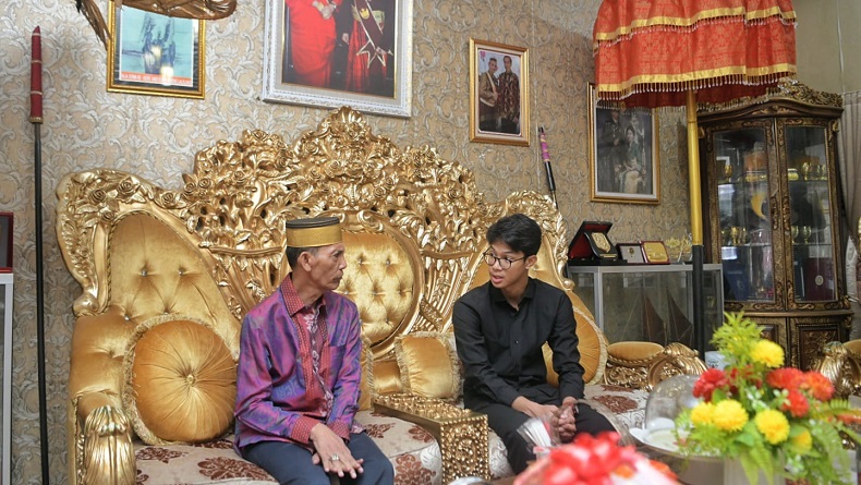 Alam Ganjar Kunjungi Raja Gowa ke-38 Andi Kumala Idjo, Diskusi Pelestarian Adat Istiadat dan Budaya