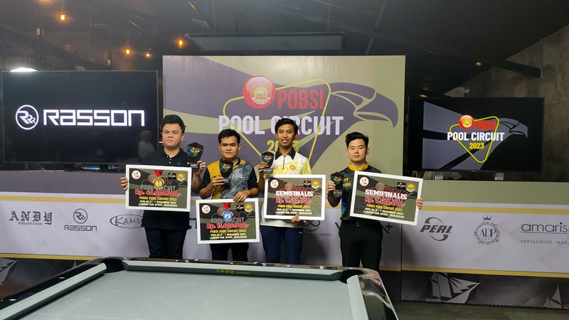 POBSI Pool Circuit Seri VI 2023 Makassar Resmi Ditutup