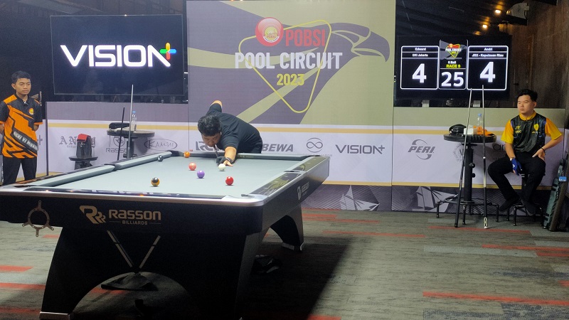 Hasil Semifinal POBSI Pool Circuit Seri VI 2023 Makassar: Edward Tantang Ismail Kadir di Final 