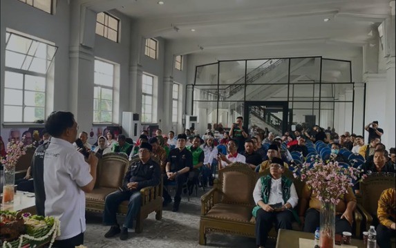 Gedung Internatio Dideklarasikan Jadi Posko TPD Ganjar-Mahfud Jatim
