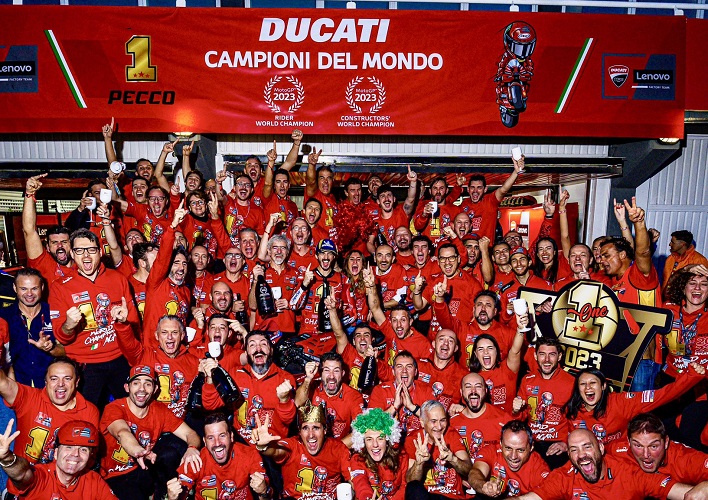 Ducati Ukir Berbagai Rekor Baru pada MotoGP 2023,  Gigi Dall’Igna: Bikin Bangga!