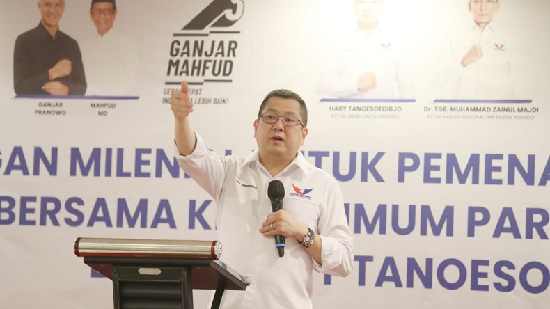 HT Tegaskan Ganjar-Mahfud Pilihan Tepat bagi Generasi Milenial