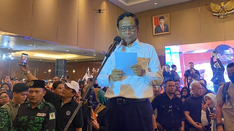 Mahfud MD Ingatkan Koruptor: Ganjar-Mahfud Peluru Tak Terkendali untuk Berantas Korupsi