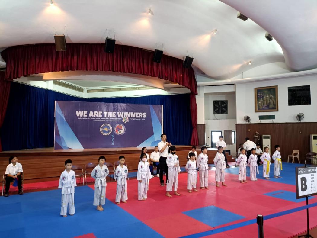 Puluhan Atlet Anak-Anak Antusias Ikut Kejuaraan Taekwondo Jurus Junior 2023
