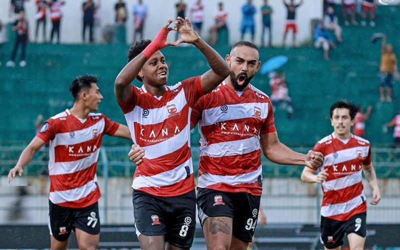 Hasil Liga 1 2023-2024: Madura United Gilas Barito Putera 