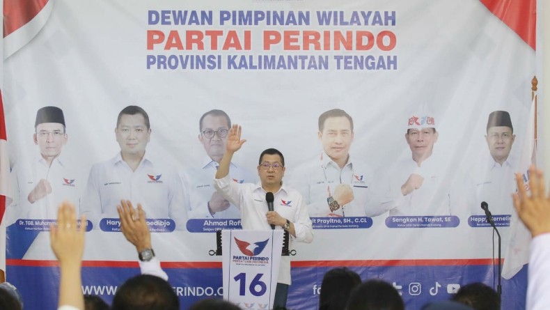 HT Pompa Semangat Kader Partai Perindo Kalimantan Tengah, Ini Pesannya