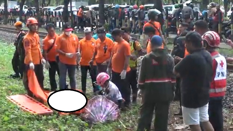 Tergesa-gesa Khawatir Akan Hujan, Perempuan Tewas Tertabrak Kereta Api Logawa di Margorejo