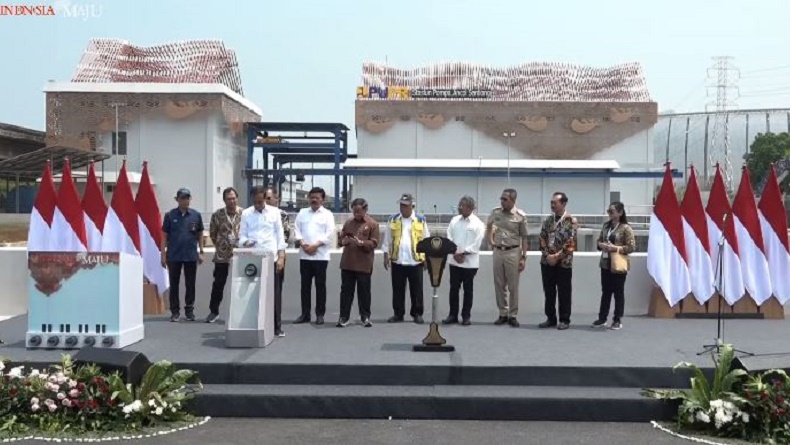 Jokowi Harap Stasiun Pompa Ancol Sentiong Bisa Kurangi Banjir Jakarta hingga 62 Persen