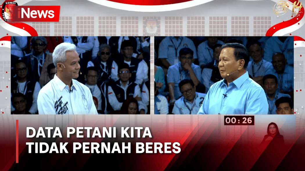 Debat Capres 2024, Prabowo Keringatan Ditanya Ganjar soal Pelanggaran HAM Berat