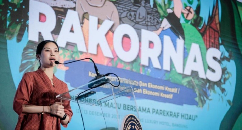 Kiat agar Pelaku Usaha Naik Kelas, Angela Tanoesoedibjo: Sektor Parekraf Butuh Kearifan Lokal