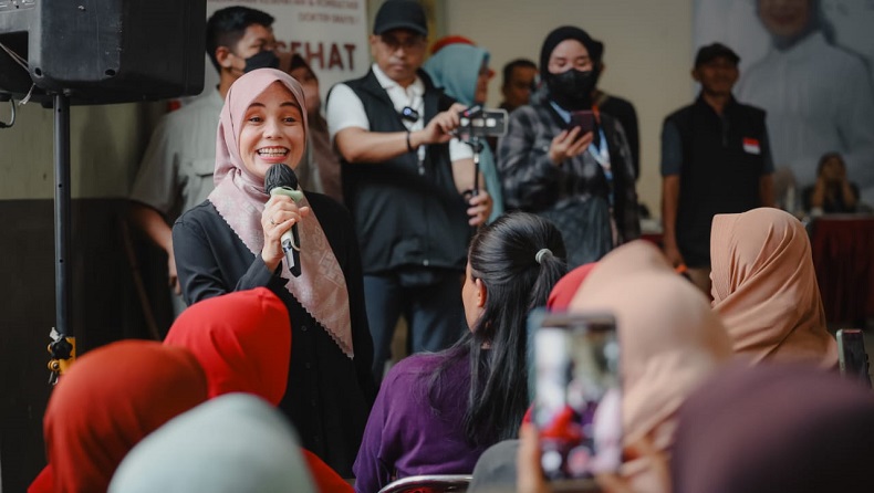 Atikoh Ganjar Beri Edukasi Kesehatan kepada Perempuan di Cengkareng Jakbar