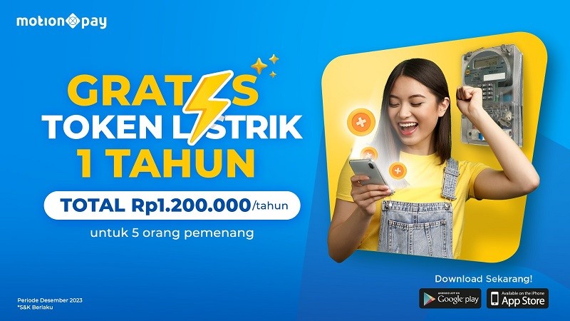 Jalan Ninja Menuju Hemat, Menangkan Gratis Token Listrik 1 Tahun dari MotionPay
