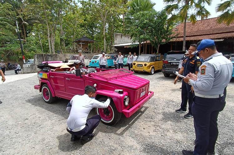 Jelang Nataru, Dishub Kulonprogo Ramp Check Angkutan Wisata 