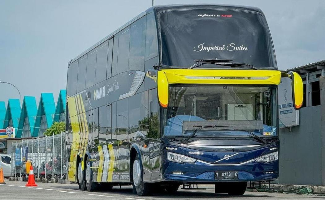 Bus Tingkat DAMRI Meluncur, Ada Kelas Sleeper Rp500 Ribuan
