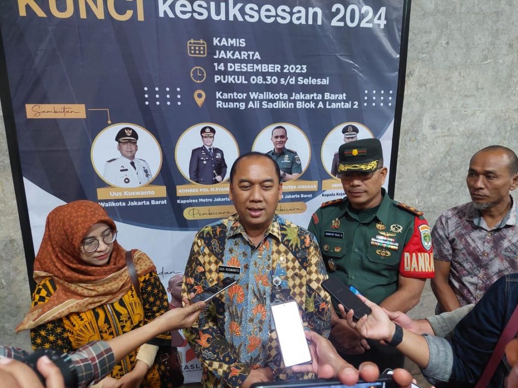 Wali Kota Jakarta Barat Minta Seluruh Masyarakat Sukseskan Pemilu Damai 2024
