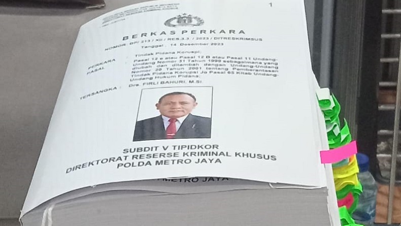 Berkas Tersangka Firli Bahuri Dilimpahkan ke Kejaksaan Tinggi DKI