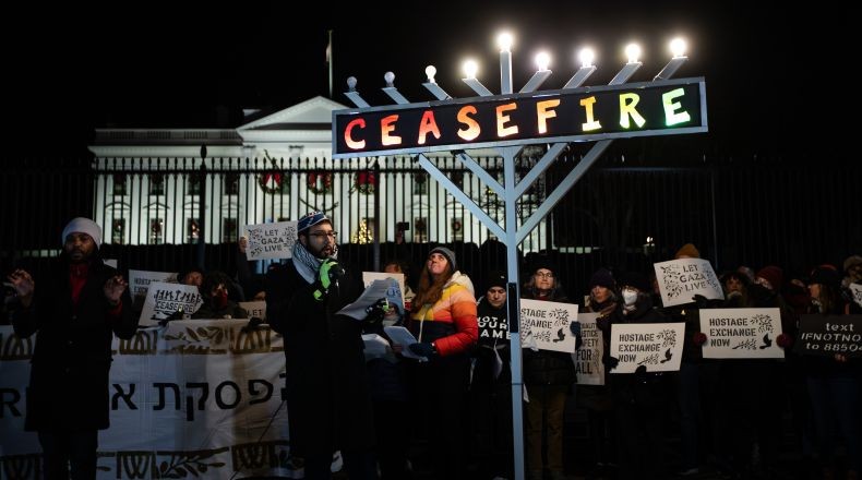 Kelompok Yahudi Gelar Demonstrasi Besar-besaran di 8 Kota AS: Biarkan Gaza Tetap Hidup