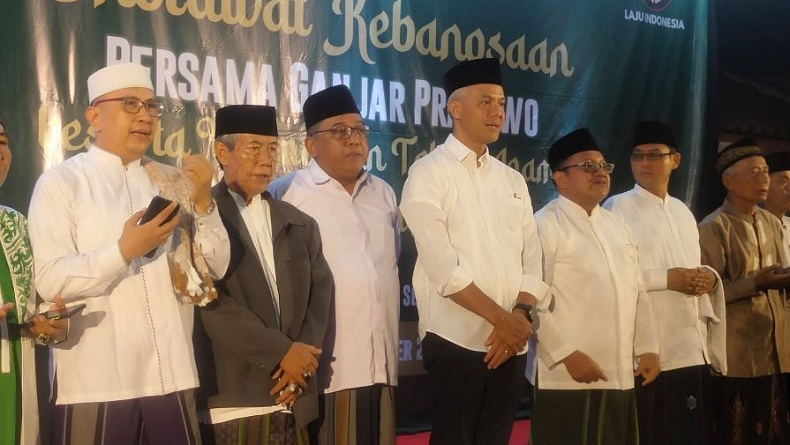 Ganjar dan Keluarga Temui Kiai dan Ulama se-Bekasi, Komitmen untuk Sejahterakan Pesantren