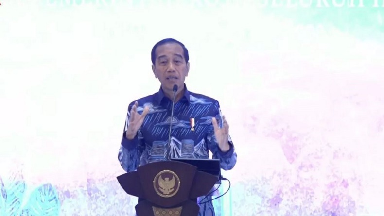 Kelakar Jokowi di Munaslub Apeksi, Tahu Siapa Wali Kota dan Partai Apa dari Warna Cat