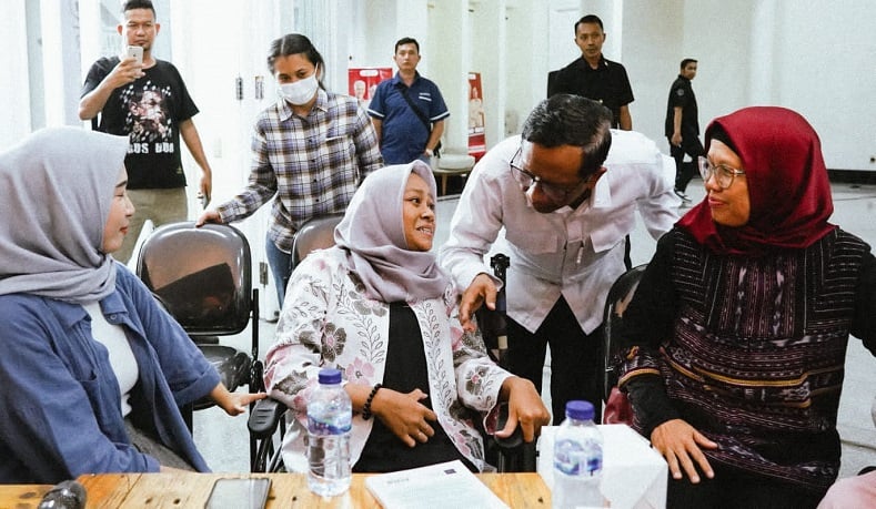 Mahfud MD Bertemu Organisasi Disabilitas, Tegaskan Komitmen Lindungi Kelompok Rentan