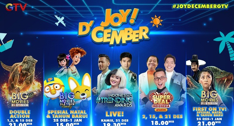Akhir Tahun Super Meriah Bareng Program-Program Unggulan GTV di Joy D’cember!