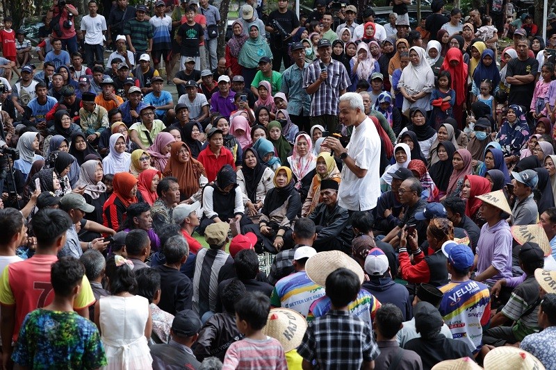 Di Hadapan Petani, Ganjar Komitmen Tambah Kuota Pupuk Subsidi 