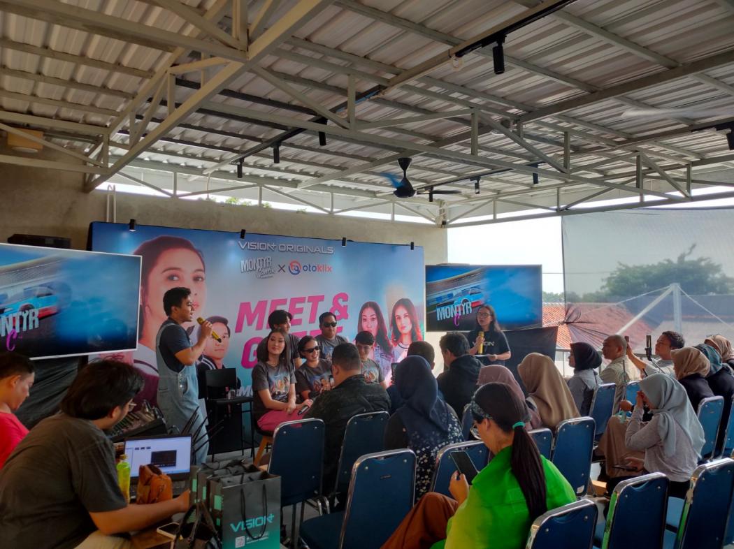 Vision+ dan Otoklix Hadirkan Cast Montir Cantik di Acara Meet and Greet