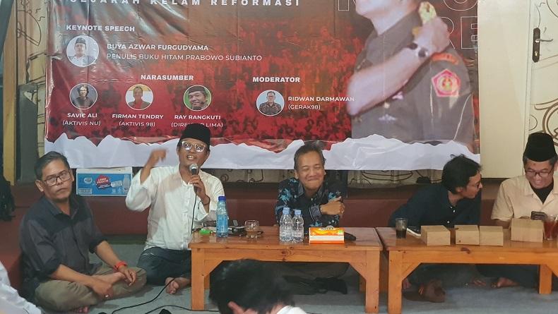Aktivis 98 Bedah Buku Hitam Prabowo Subianto, dari Pelanggaran HAM hingga Ambisi Kekuasaan