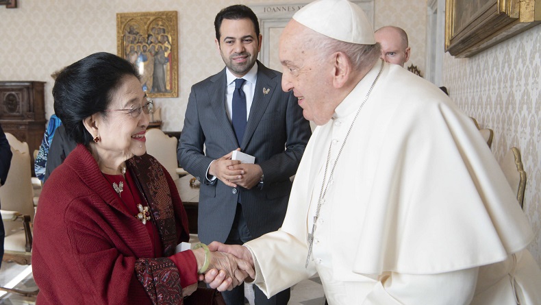 Megawati Bertemu Paus Fransiskus: Beliau Minta Kerukunan Beragama di Indonesia Diteruskan