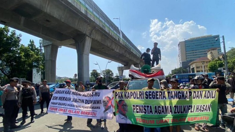 FUIB Demo di Mabes Polri, Desak Polisi Tangkap Zulkifli Hasan