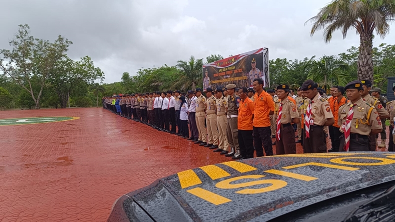 Nataru 2024, Ratusan Personel dan Posko Pengamanan Disiagakan di Bangka Barat 