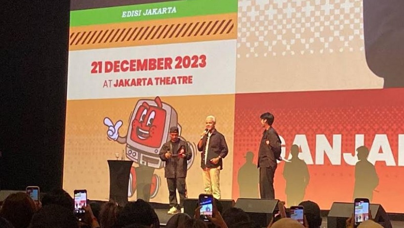 Ganjar Hadiri Festival Teman Cerita, Disambut Hangat Anak-Anak Muda