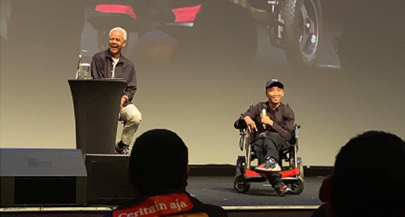 Momen Ganjar Pranowo Di-roasting Komika, Disebut Capres yang Peka dengan Isu Disabilitas 
