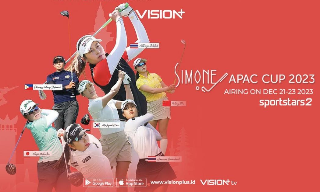 Saksikan Ajang Bergengsi Golf Profesional Wanita, Simone Asia Pacific Cup 2023 Live di Vision+